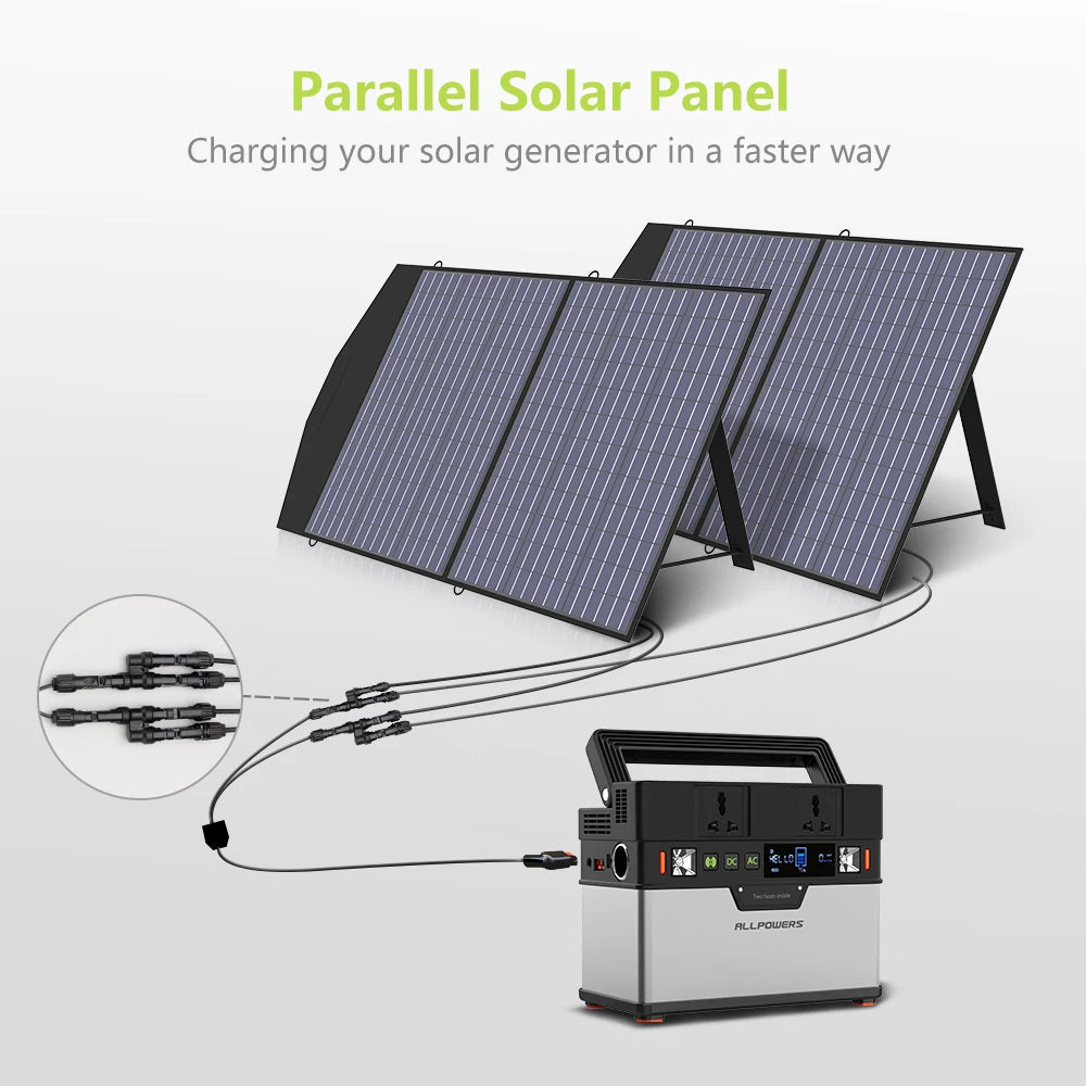 Solar Charger 18V 100W Foldable Panel Portable Power Station/Generator