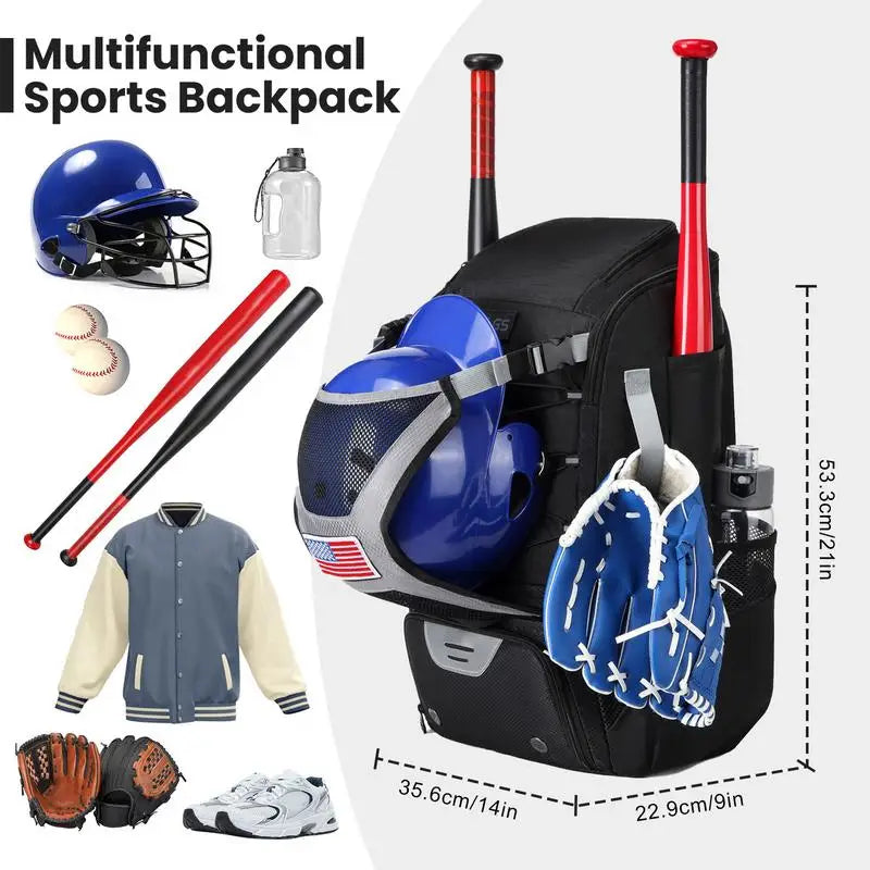 Youth Bat Bags Baseball & Softball Backpack