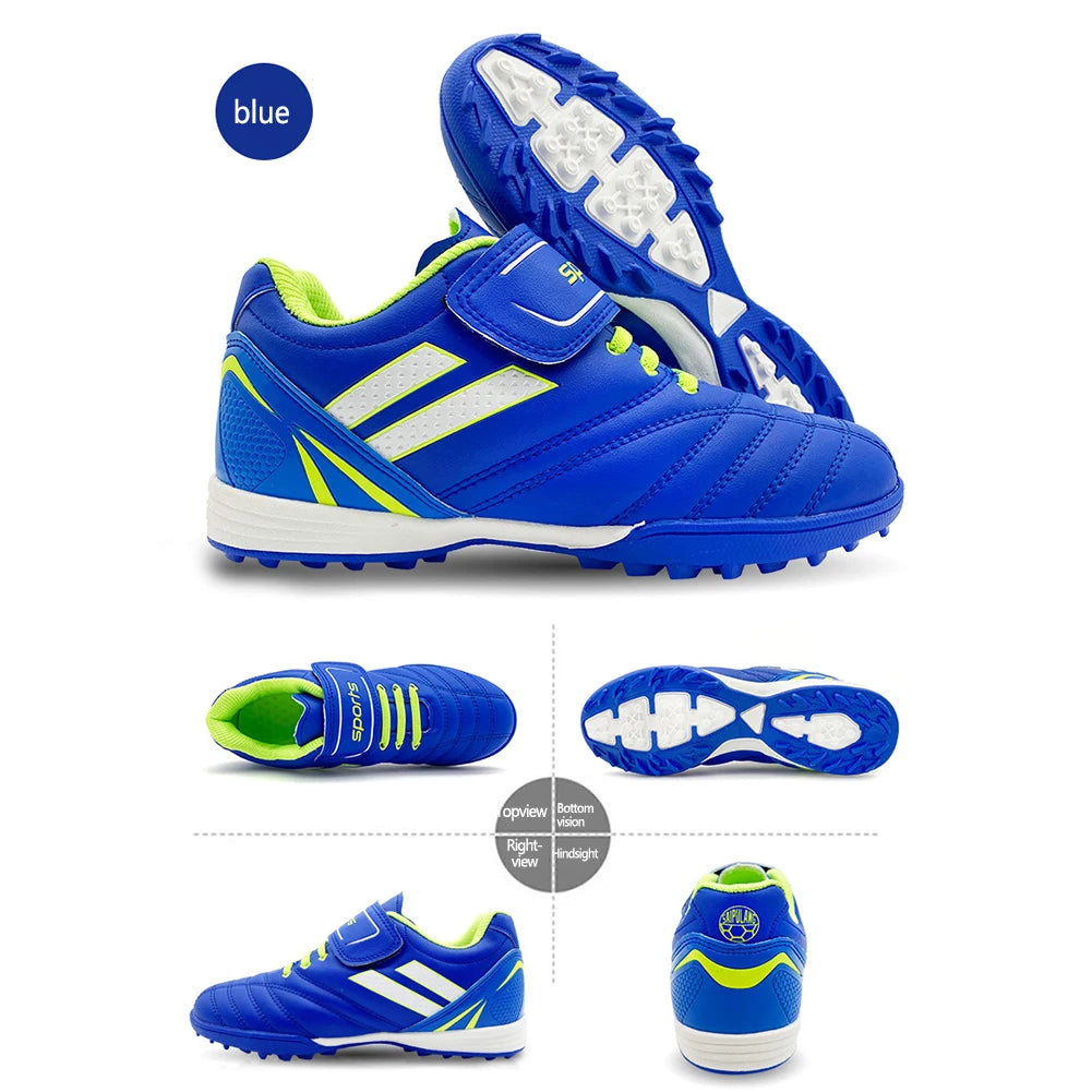 Youth Anti-Slippery Soccer Cleats Breathable Artificial Grass