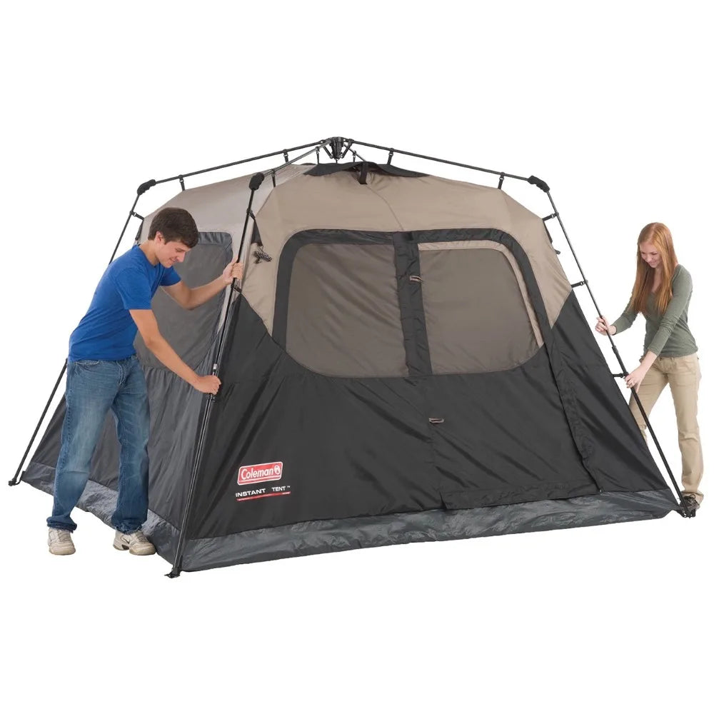 Coleman Camping Tent, 4 Person Weatherproof Tent