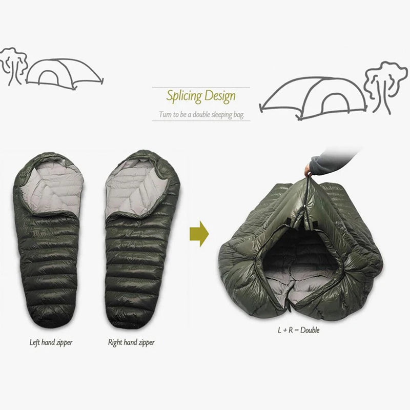 Winter  Down Sleeping Bag